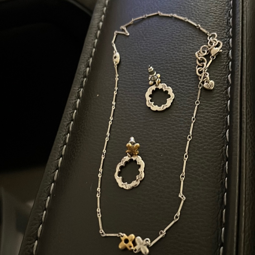 Brighton Necklace Earrings bracelet set.